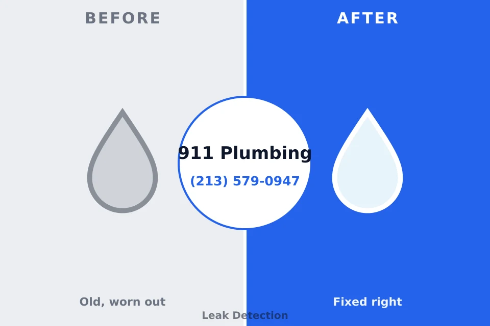 Before and after: plumbing repair Lehi, UT